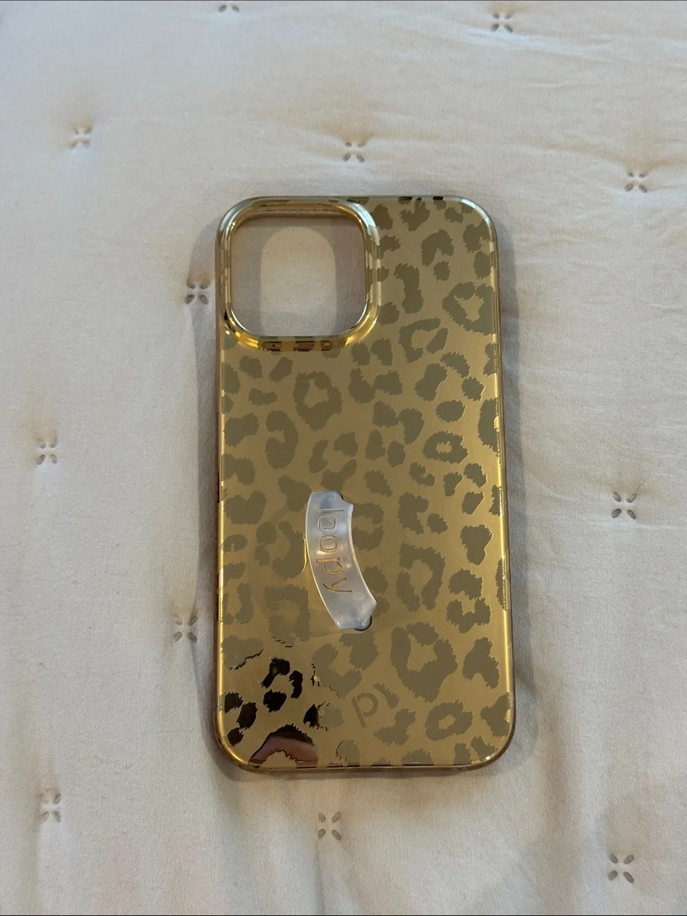 Loopy IPhone 13 Pro Max- Gold Leopard